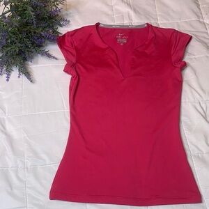 Nike Women's Fuchsia Short Sleeve Top
